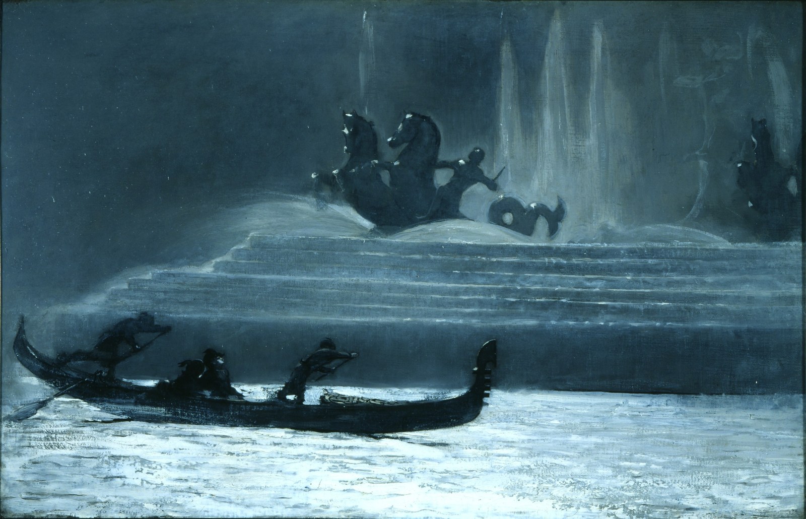 The Fountains at Night, World's Columbian Exposition
