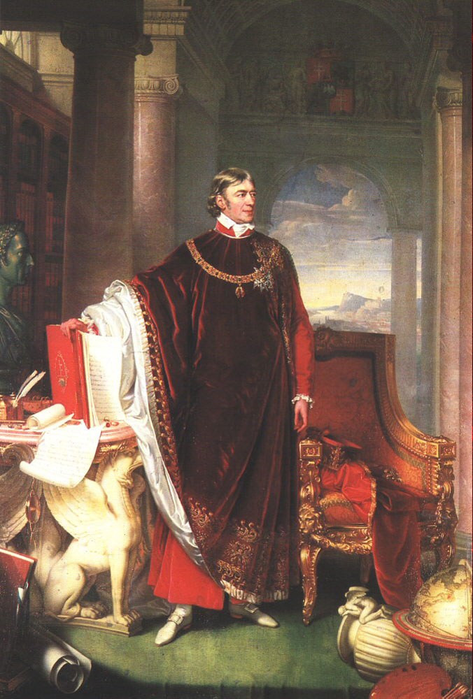Johann Portrait Of Ferenc Szechenyi