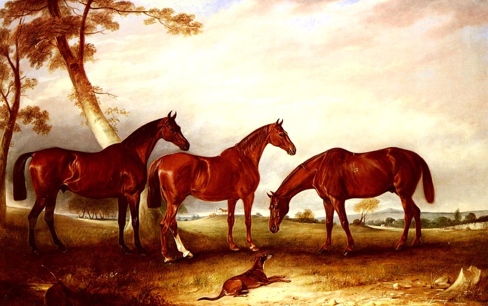 Ferneley John Marvel Kingfisher And The Lad