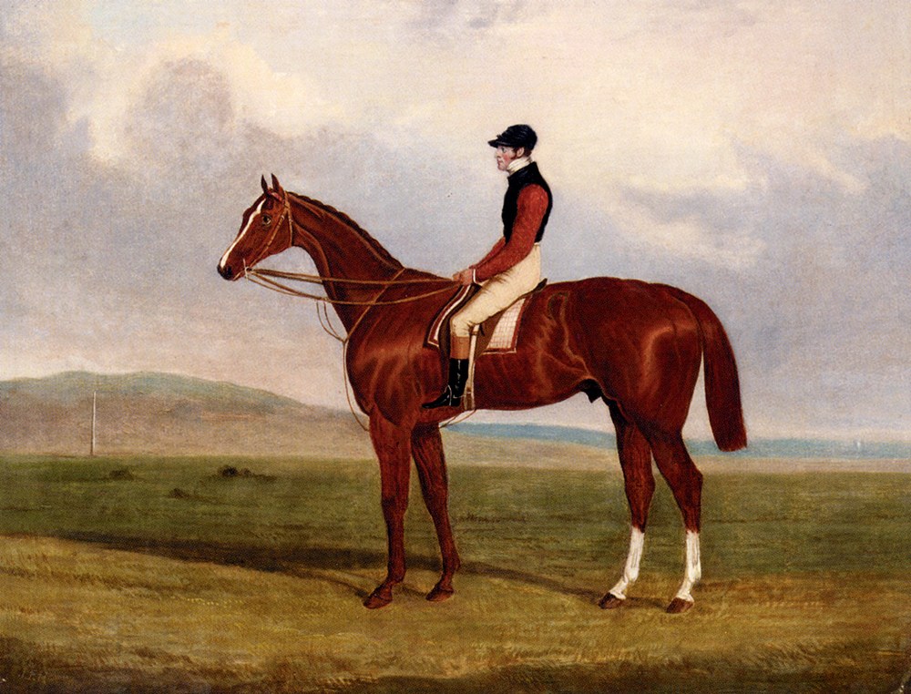 Herring John Frederick Flexible Elis A Chestnut Racehorse With John Day Up