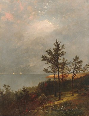 John F Gathering Storm On Long Island Sound