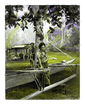 La Farge John Portrait Of Faase The Taupo