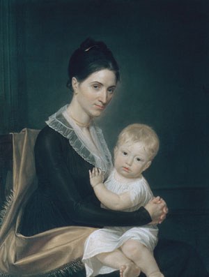 Mrs Marinus Willet And Her Son Marinus Jr