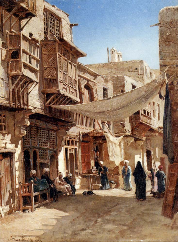 A Street In Boulaq Near Cairo