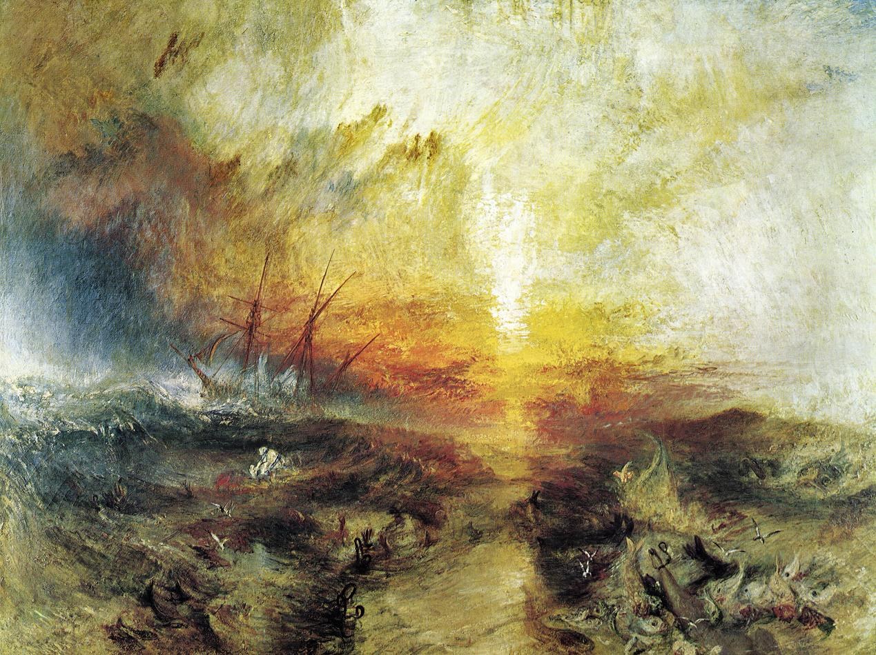 Slavers Throwing Overboard the Dead and Dying – Typhoon Coming On
