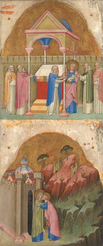 Dalmatian School - Saint Joachim's Offering rejected and The Meeting at the Golden Gate - NG4250.2 - National Gallery.jpg