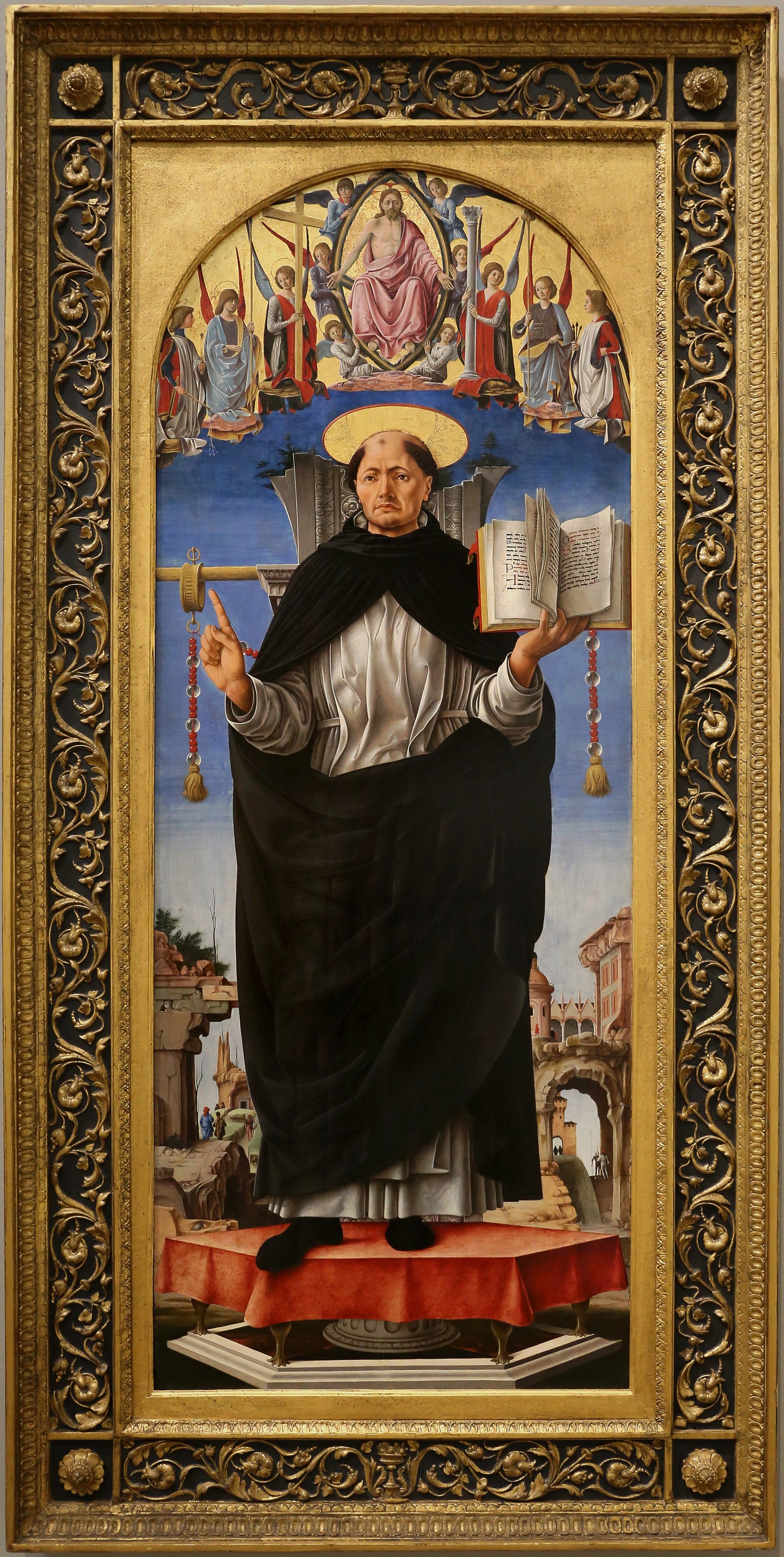 Francesco del cossa, san vincenzo ferrer, 1473-75 ca. 01.jpg