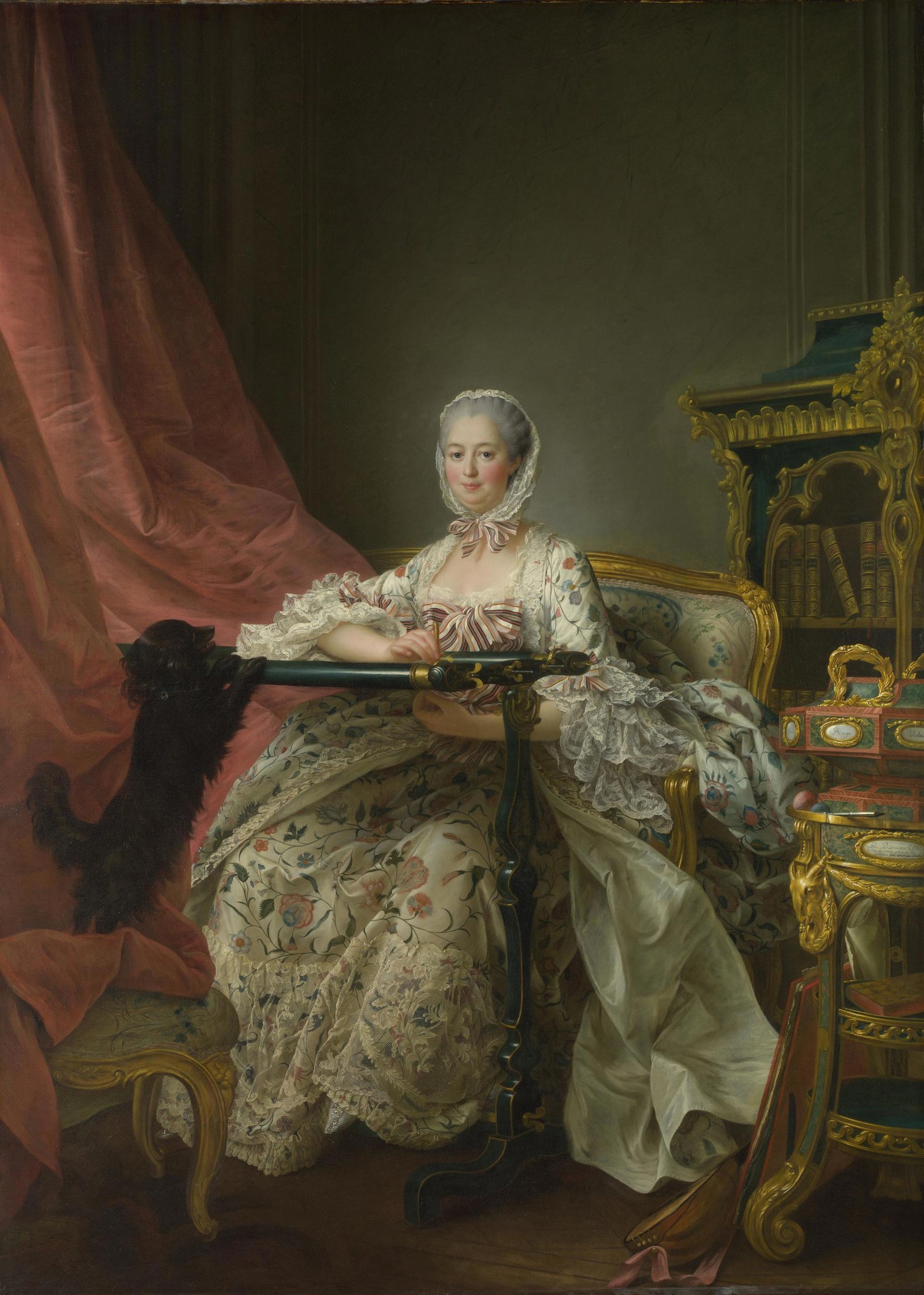 Madame de Pompadour at her Tambour Frame