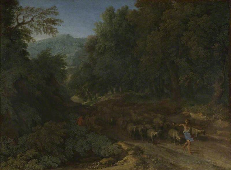 Gaspard Dughet (1615-1675) - Landscape with a Shepherd and his Flock - NG68 - National Gallery.jpg