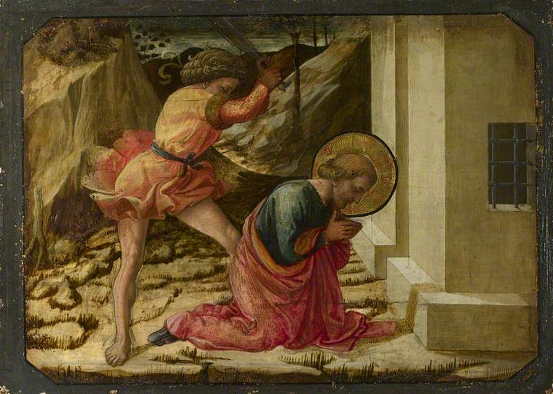 Filippo Lippi (c.1406-1469) (and studio) - Beheading of Saint James the Great, Predella Panel - NG4868.2 - National Gallery.jpg