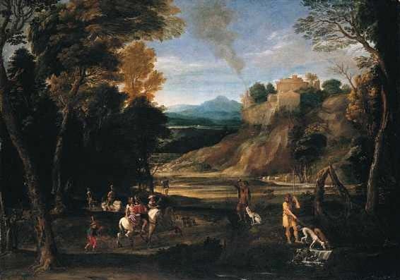 Viola, Gian Battista - Landscape with a Hunting Party - after 1603.jpg