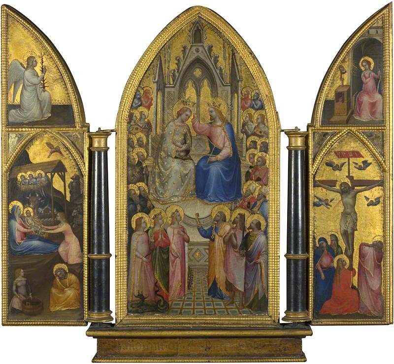 Giusto de' Menabuoi (d.1393) - The Coronation of the Virgin, and Other Scenes - NG701 - National Gallery.jpg