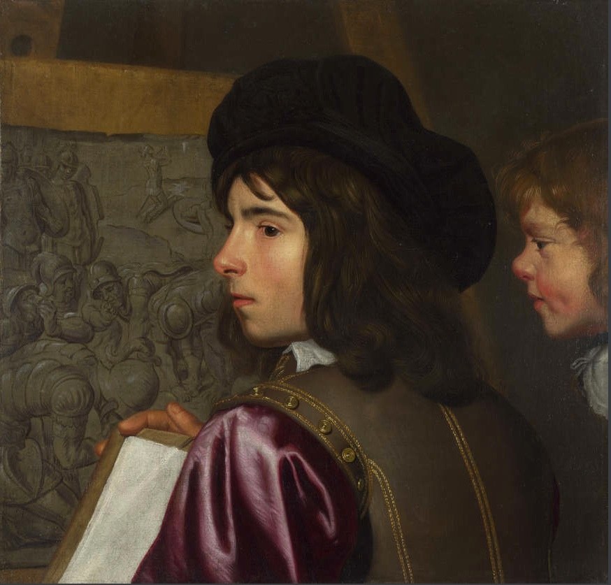 Jacob van Oost (I) - Two Boys before an Easel.jpg