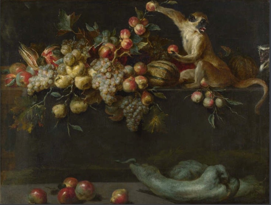 Jan Roos - Still Life of Fruit and Vegetables with Two Monkeys.jpg