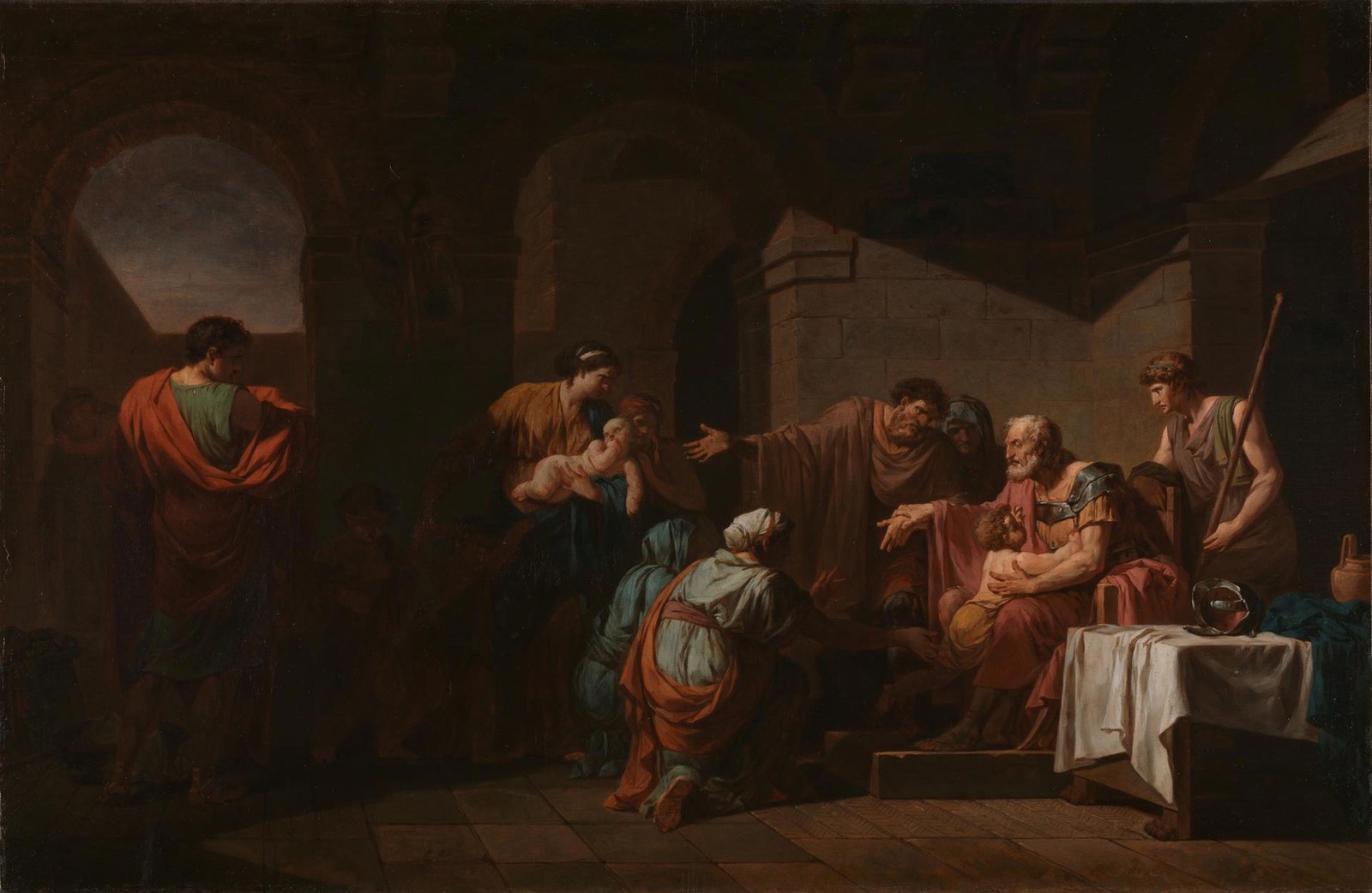 Belisarius receiving Hospitality from a Peasant