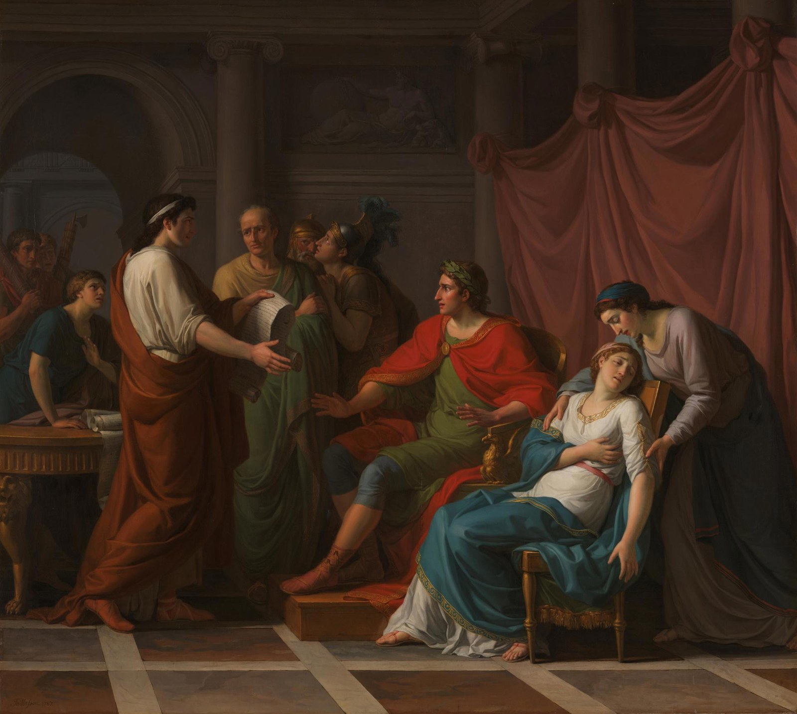 Virgil reading the Aeneid to Augustus and Octavia