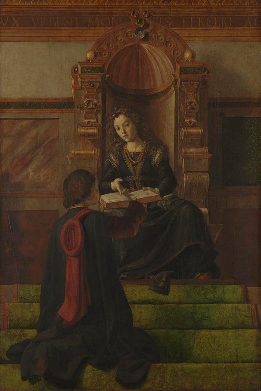 Justus of Ghent and workshop - Rhetoric, NG755.jpg