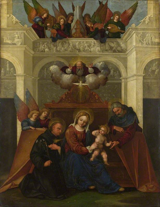 Lodovico Mazzolino (c.1480-c.1530) - The Holy Family with Saint Nicholas of Tolentino - NG169 - National Gallery.jpg
