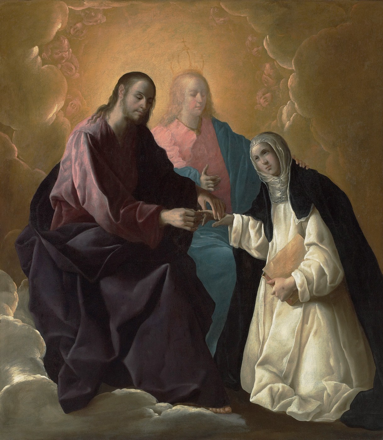Zurbarán - The Mystic Marriage of Saint Catherine of Siena, c. 1645.jpg