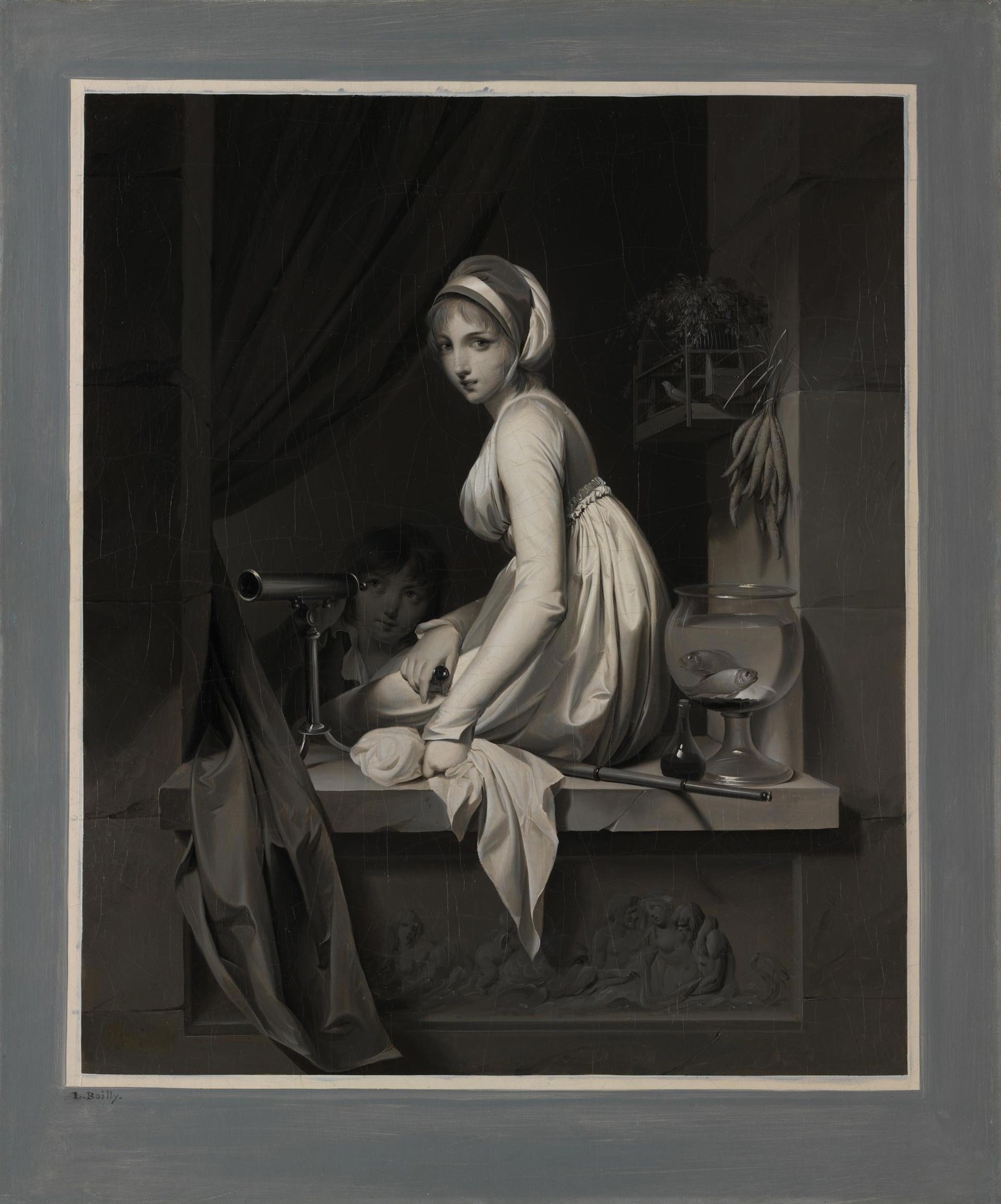 A Girl at a Window