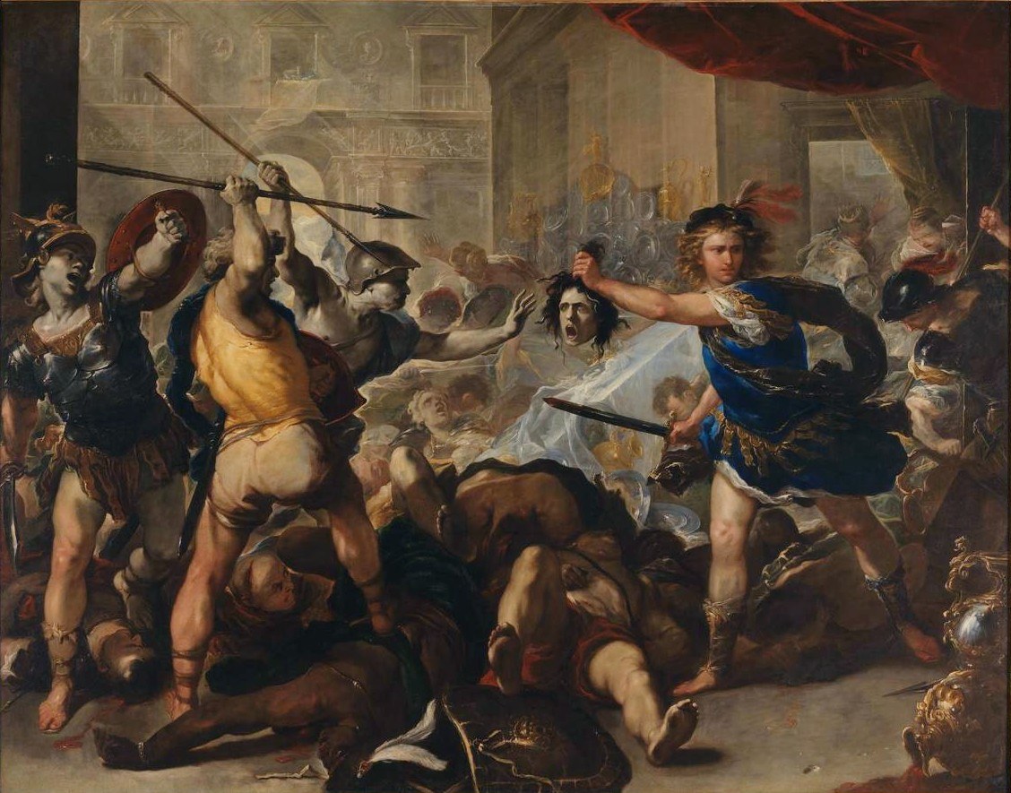 Perseus Turning Phineus and his followers to Stone.jpg