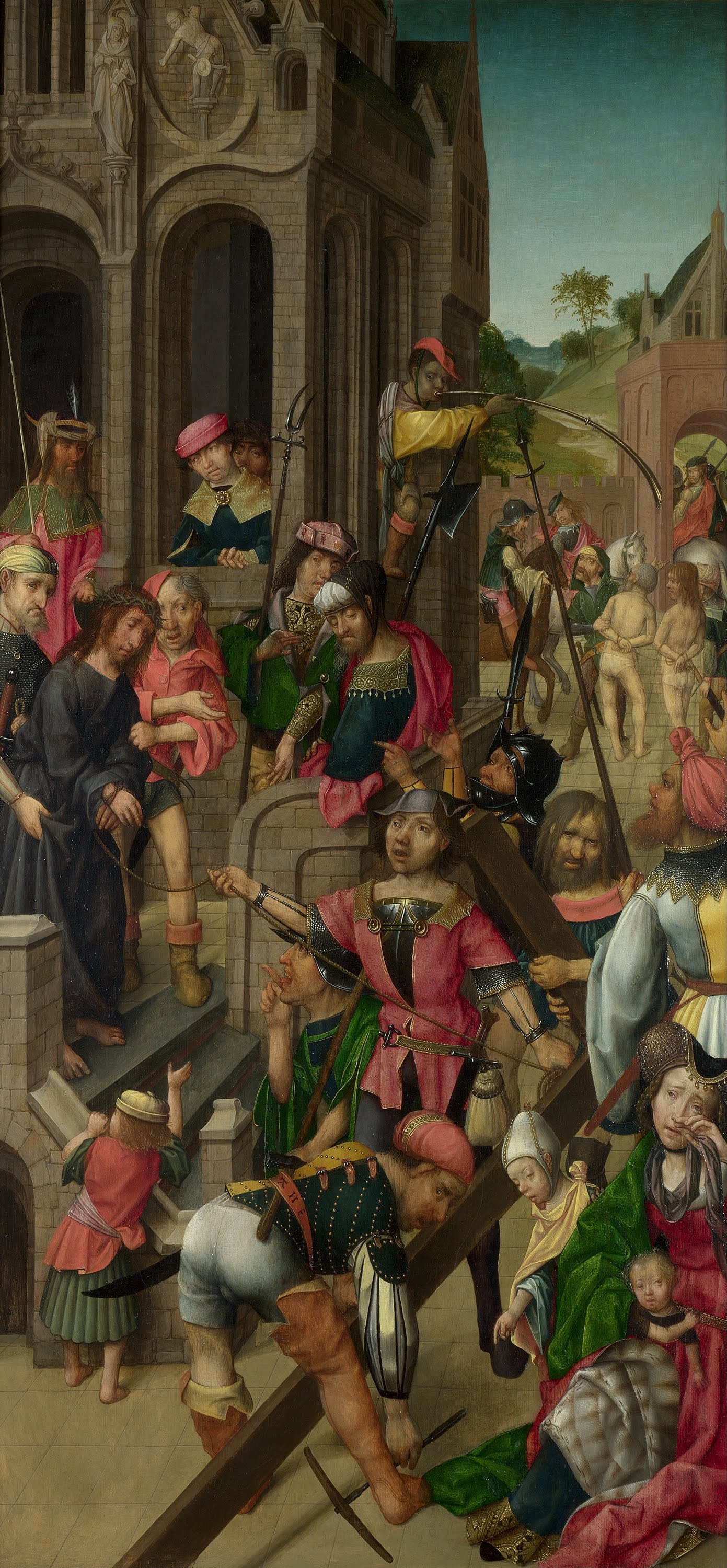 Master of Delft - Christ presented to the People- Left Hand Panel - Google Art Project.jpg