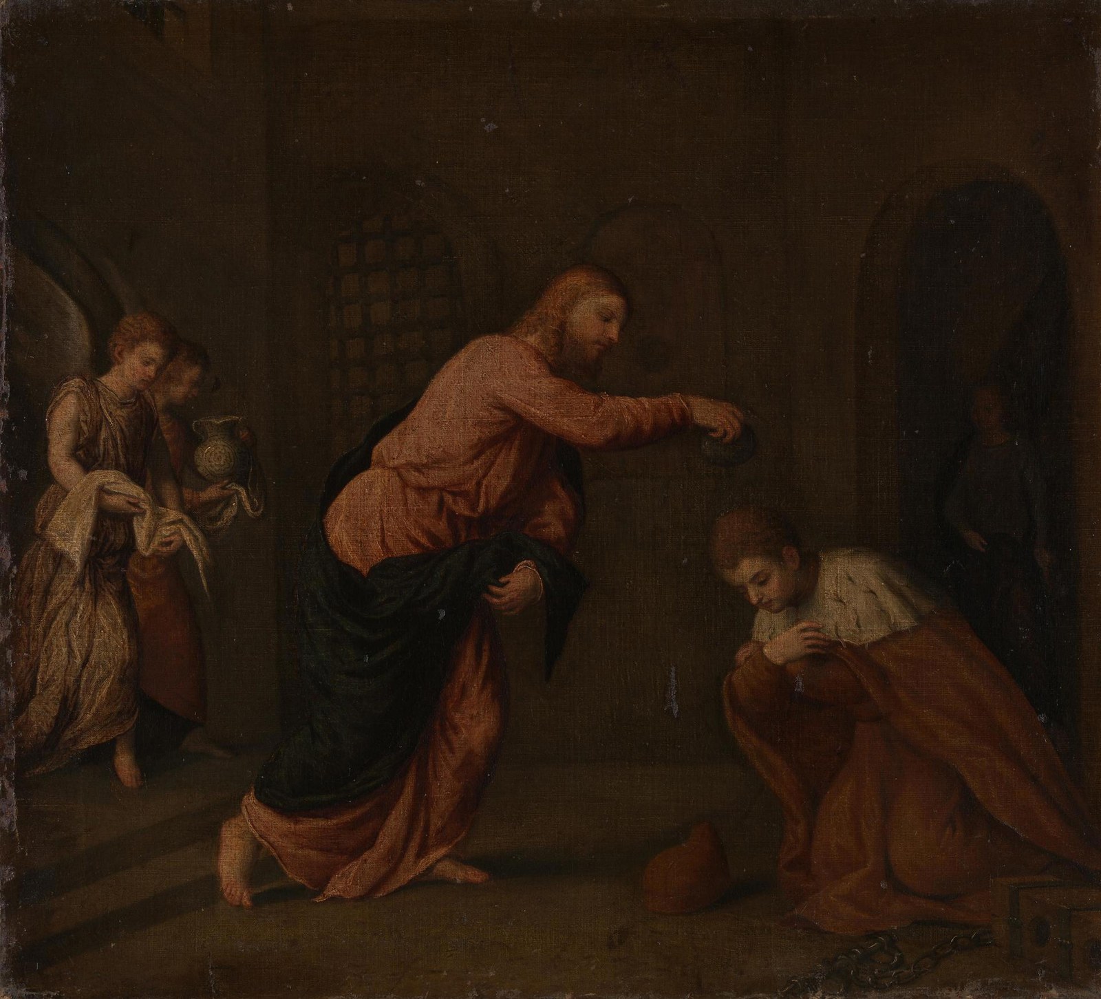 Christ baptising Saint John Martyr