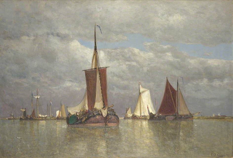 Paul Jean Clays - Ships lying near Dordrecht.jpg