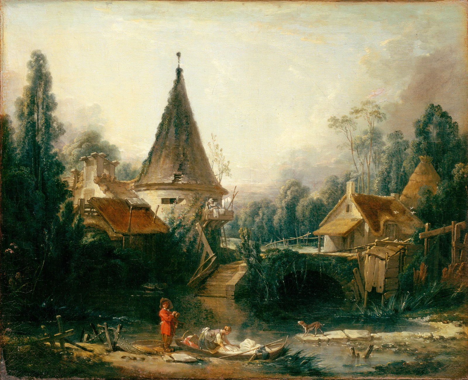 François Boucher - Landscape near Beauvais
