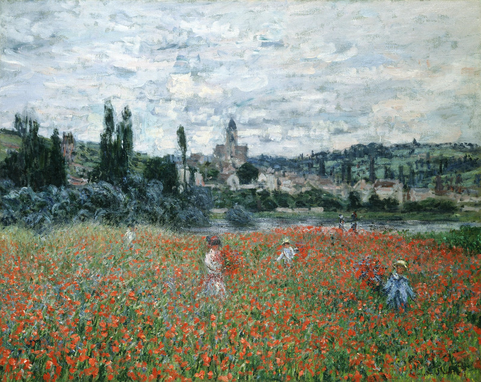 Claude Monet - Champ de coquelicots près de Vétheuil