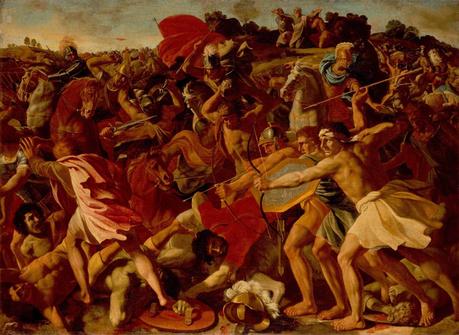 Poussin, Nicolas - The Victory of Joshua over the Amalekites