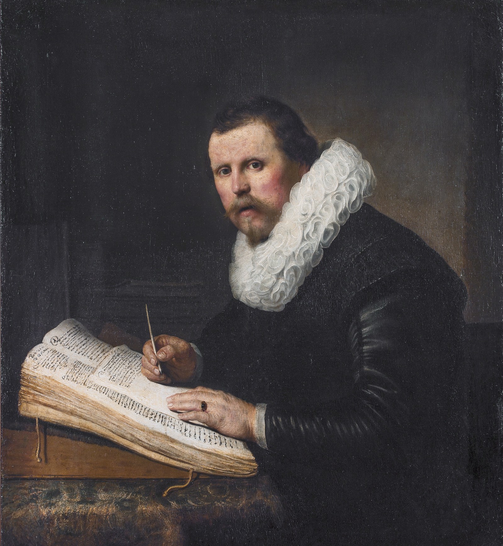 Portrait of a Man at a Writing Desk, possibly Jacob Bruyningh