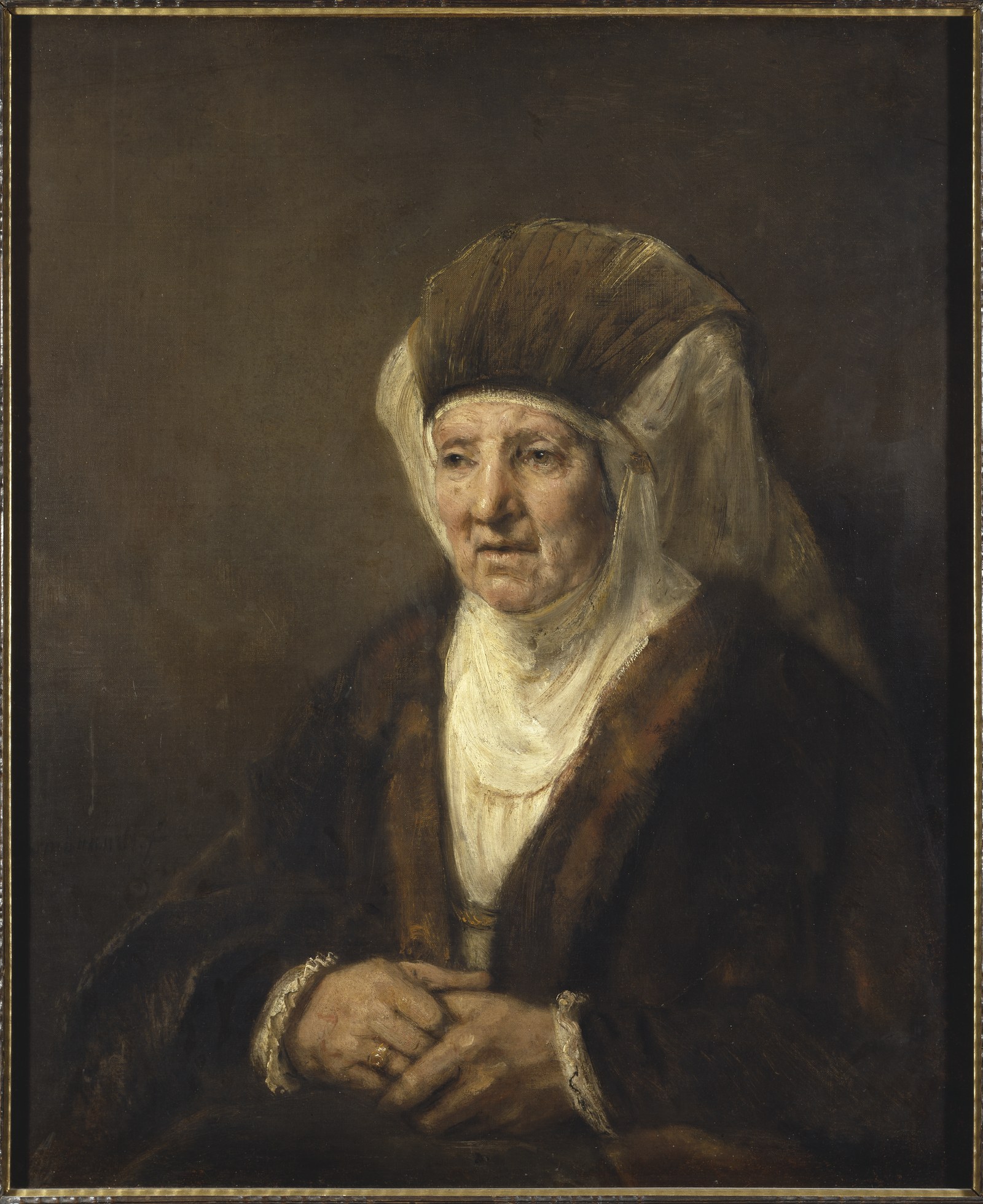 Portrait of an old woman
