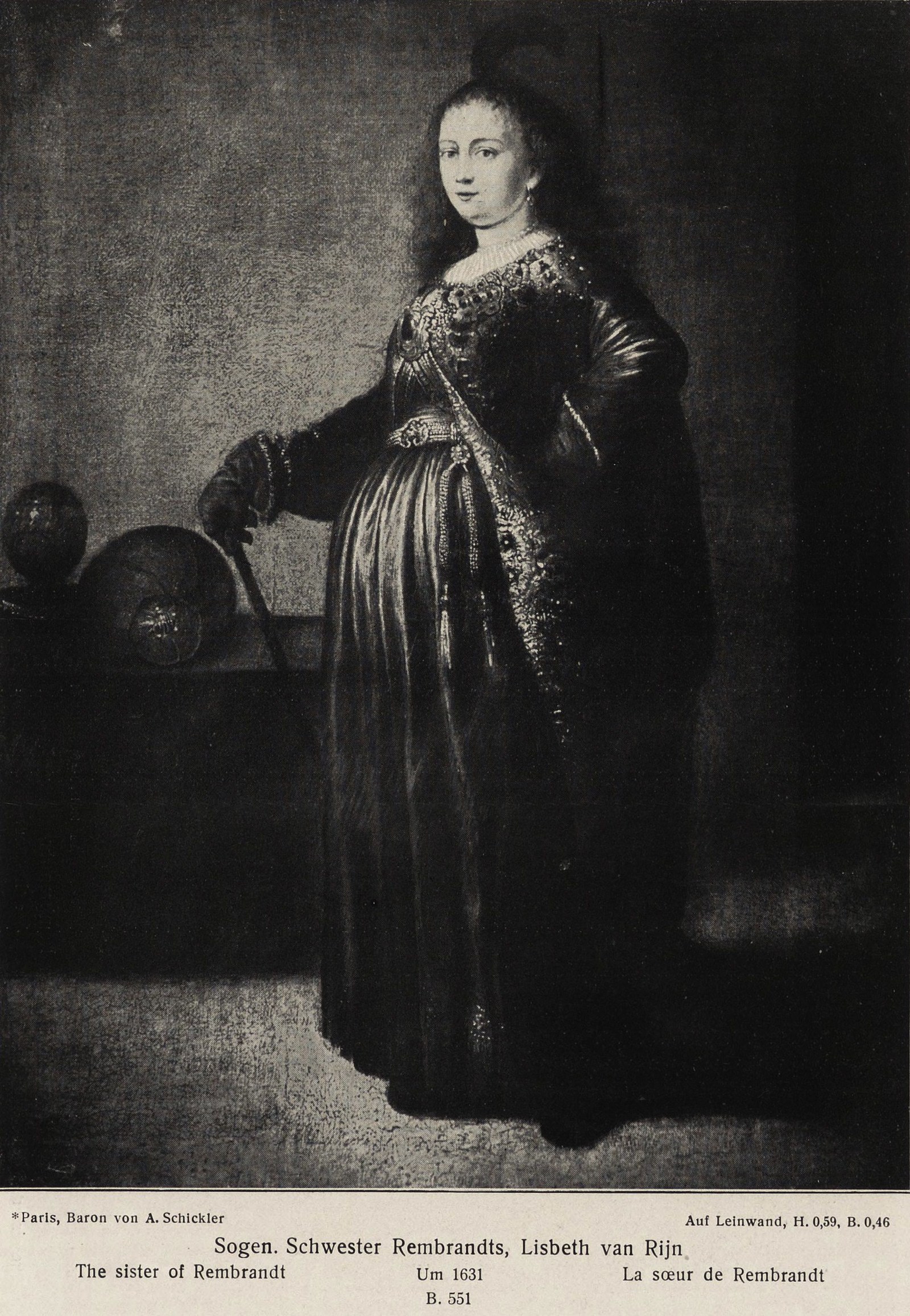 Rembrandt's Sister in Oriental Dress