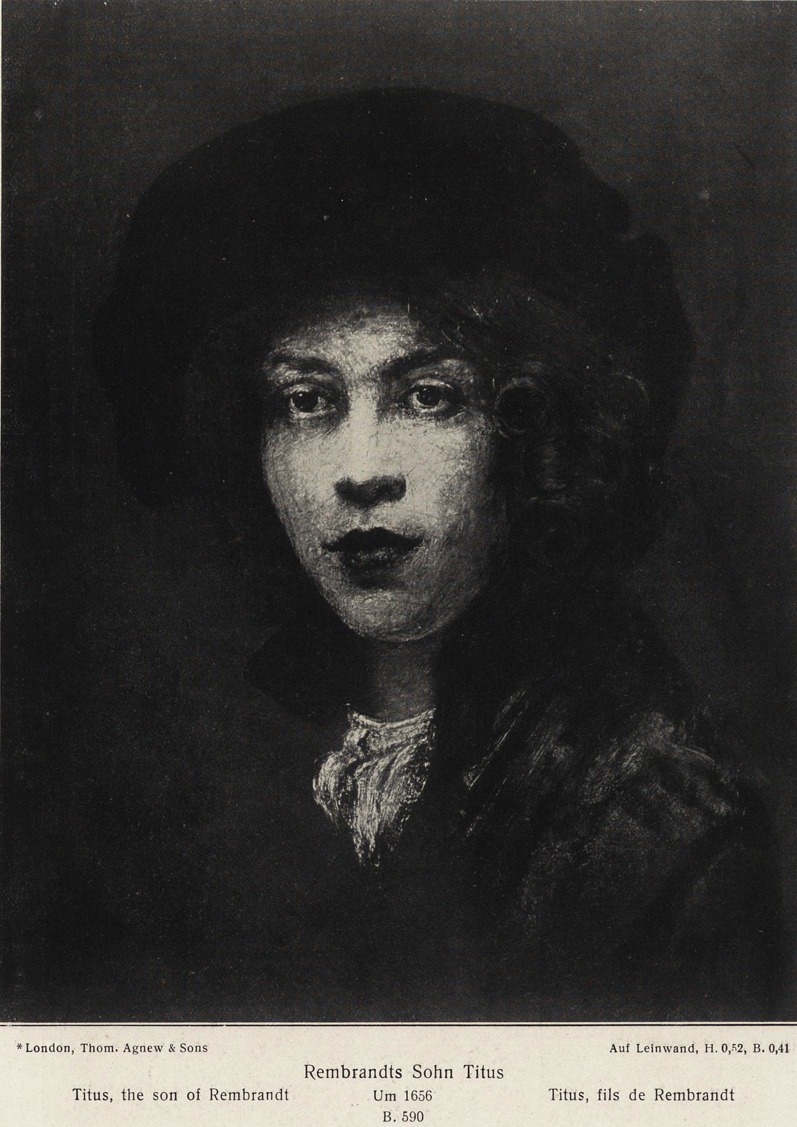 Portrait of Titus (overpaint removed between 1908-1935)
