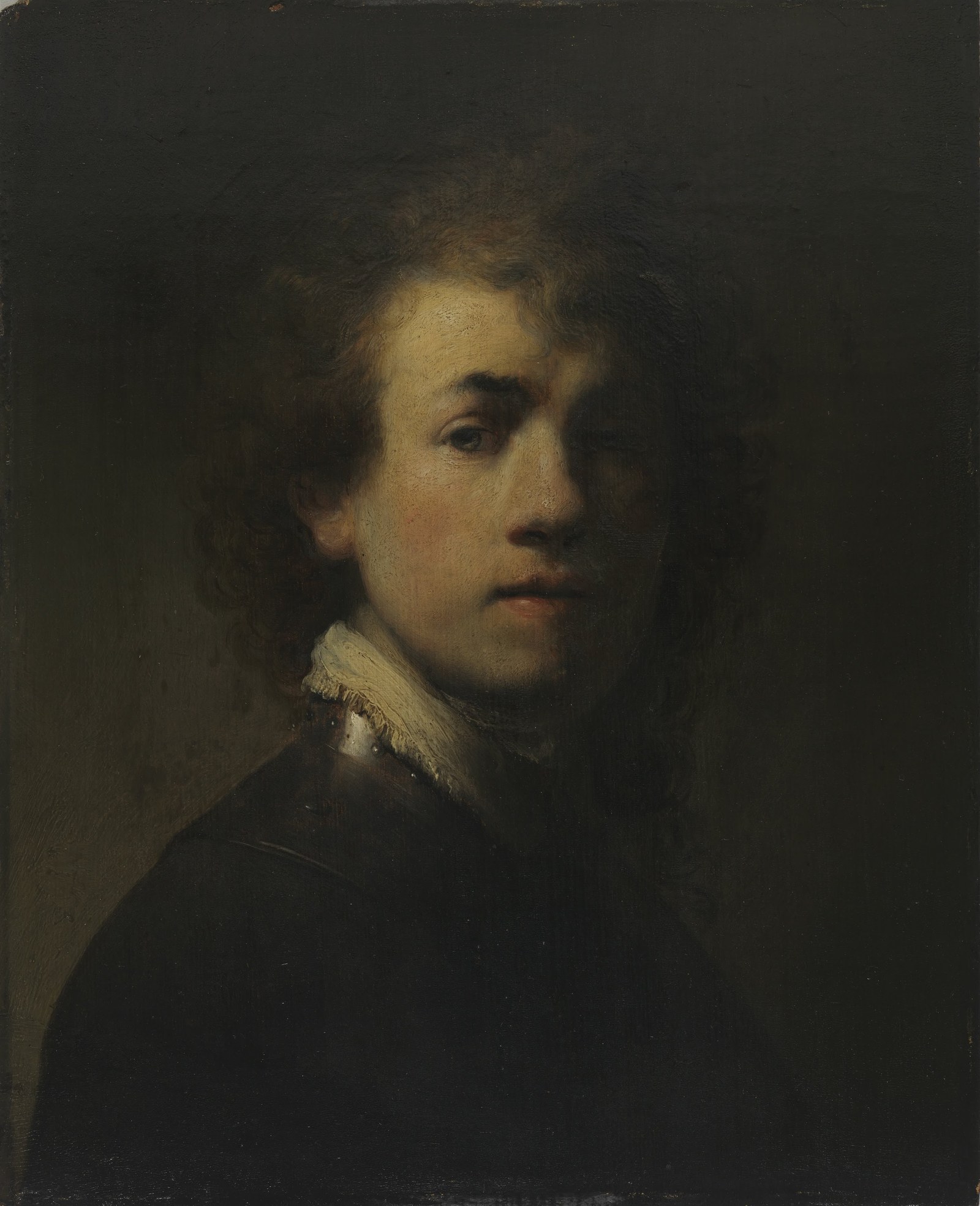 Self-portrait with breastplate