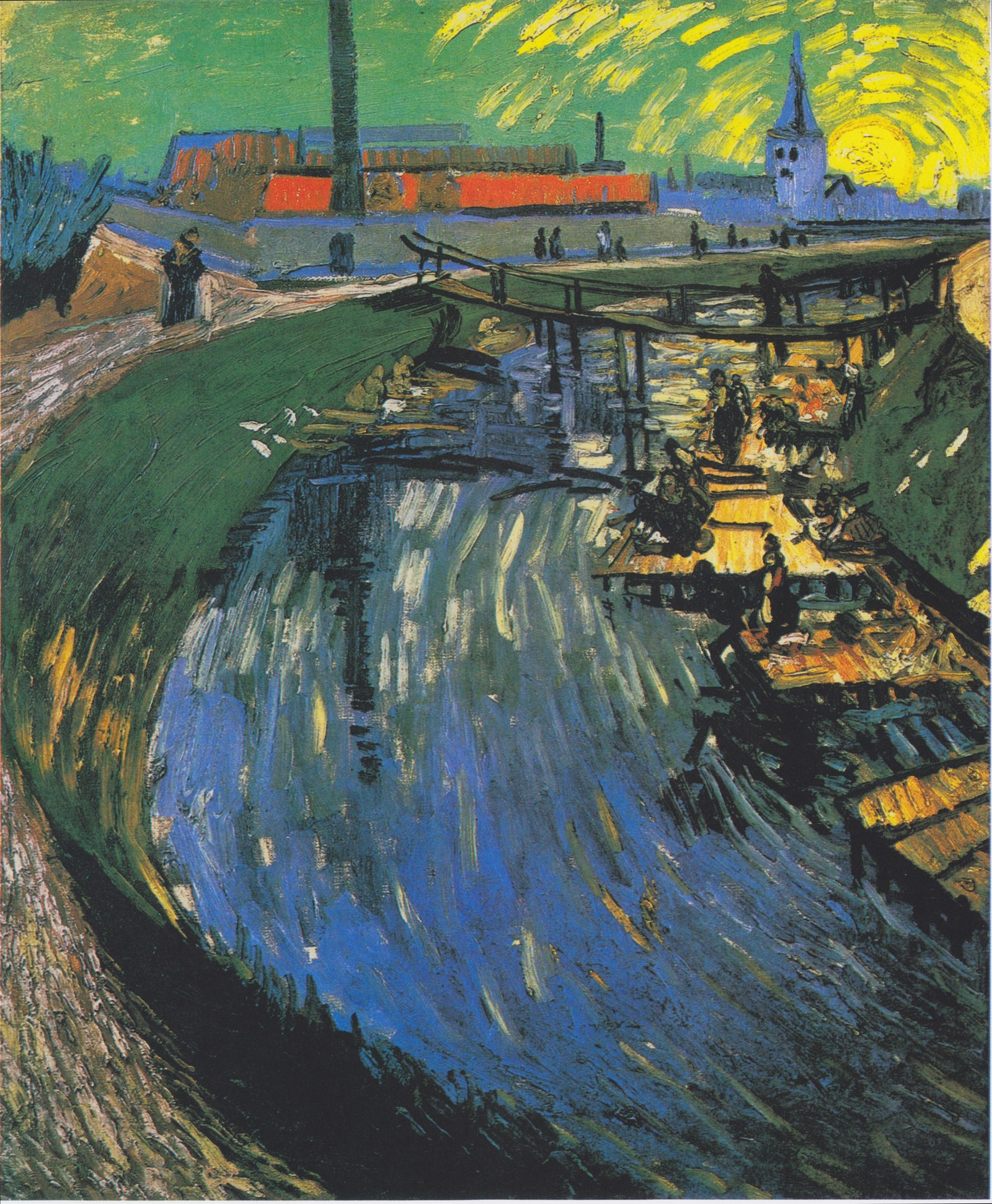 Canal with Women Washing