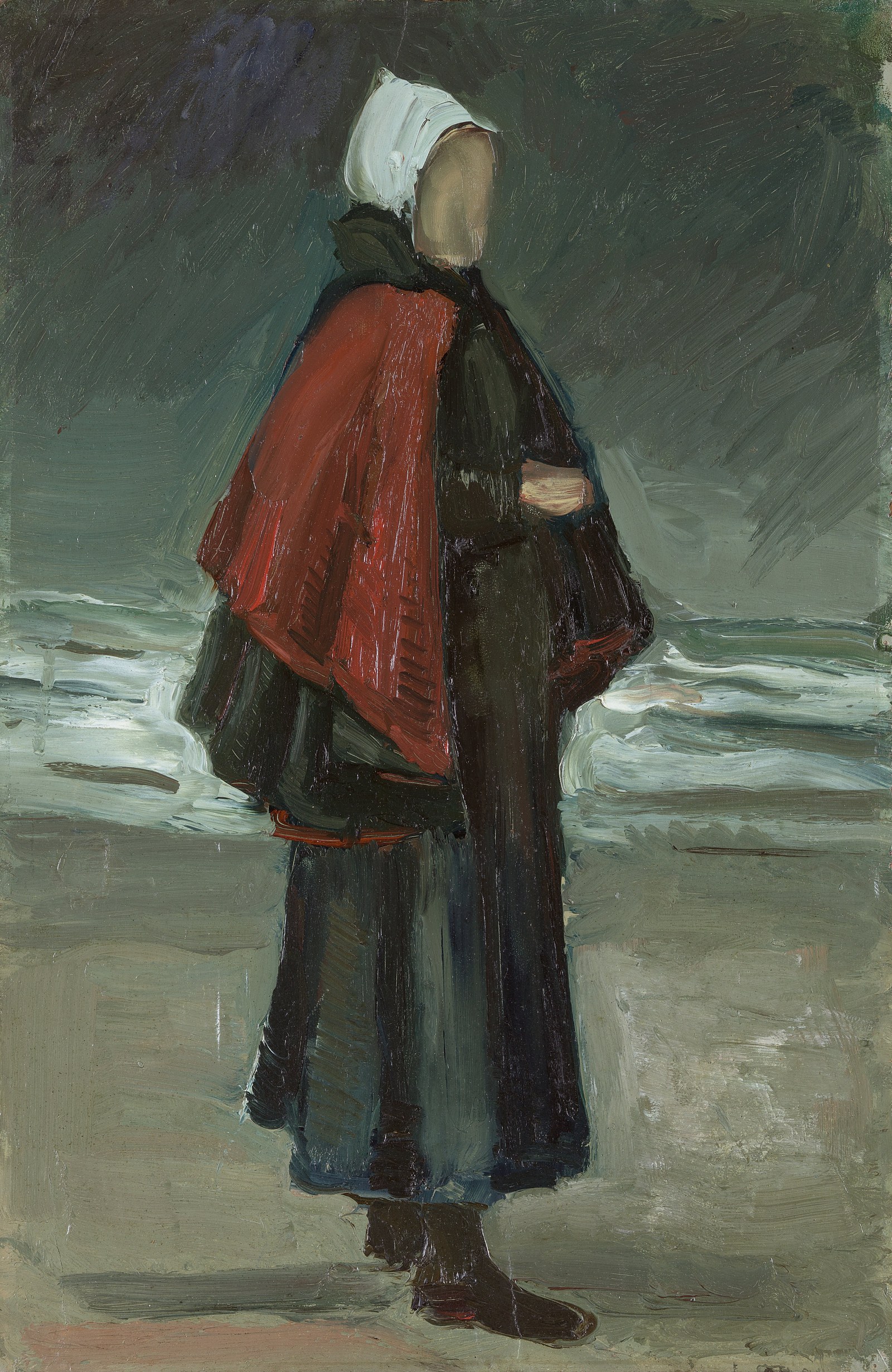 Fisherman's Wife on the Beach