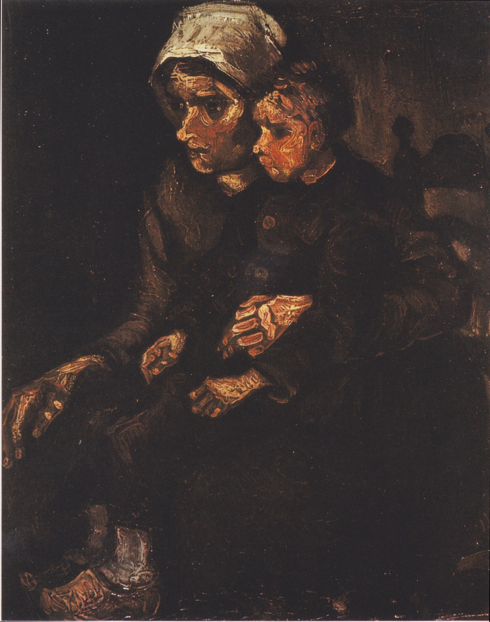 Peasant Woman with Child on Her Lap