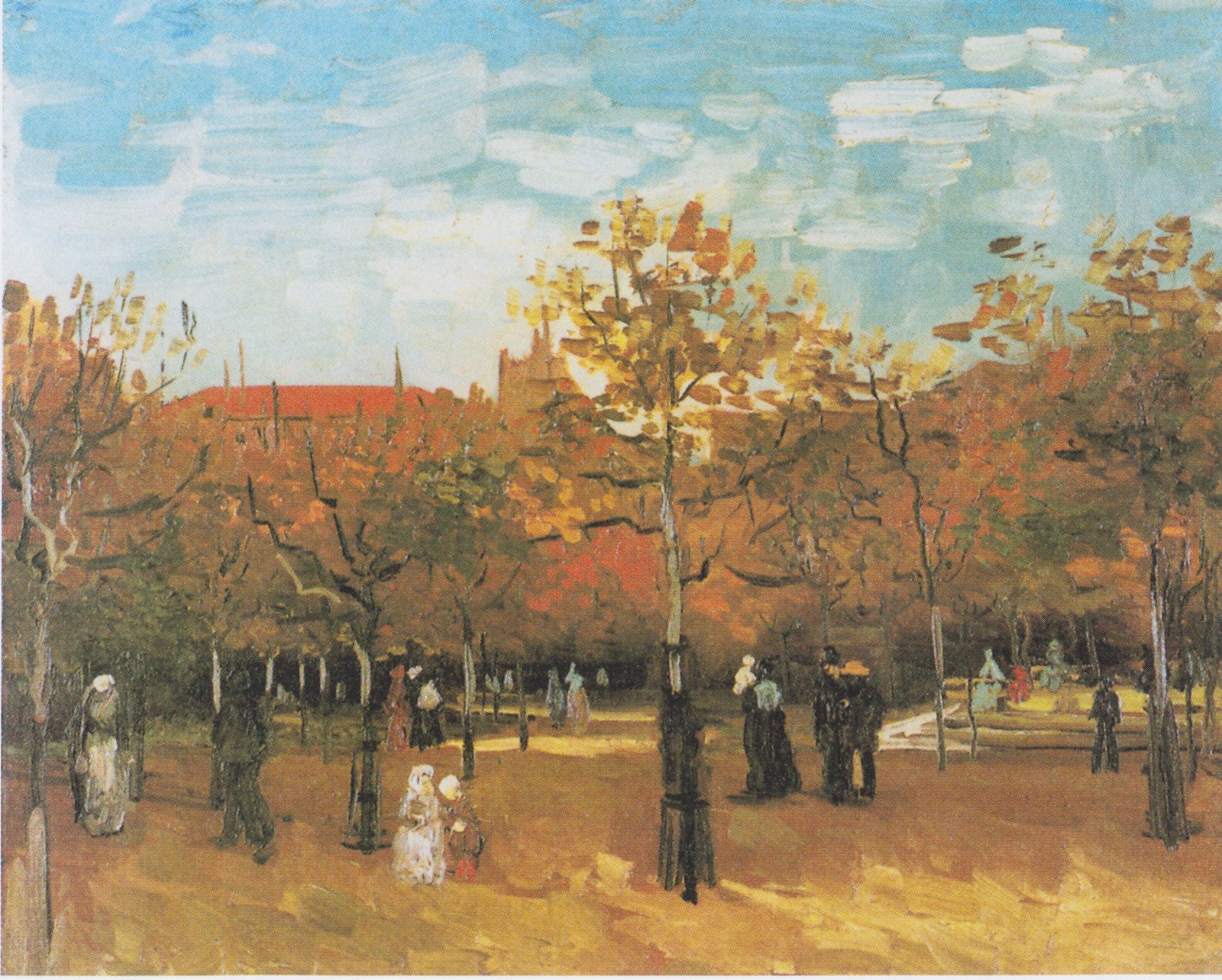 People Walking in a Park