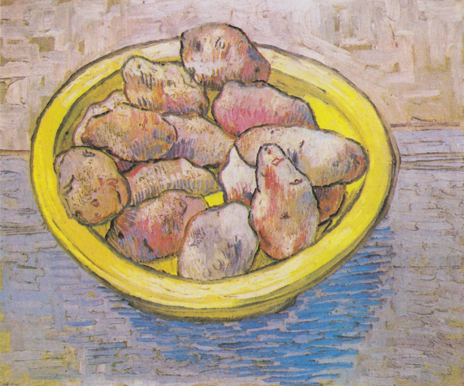 Still Life: Potatoes in a Yellow Dish