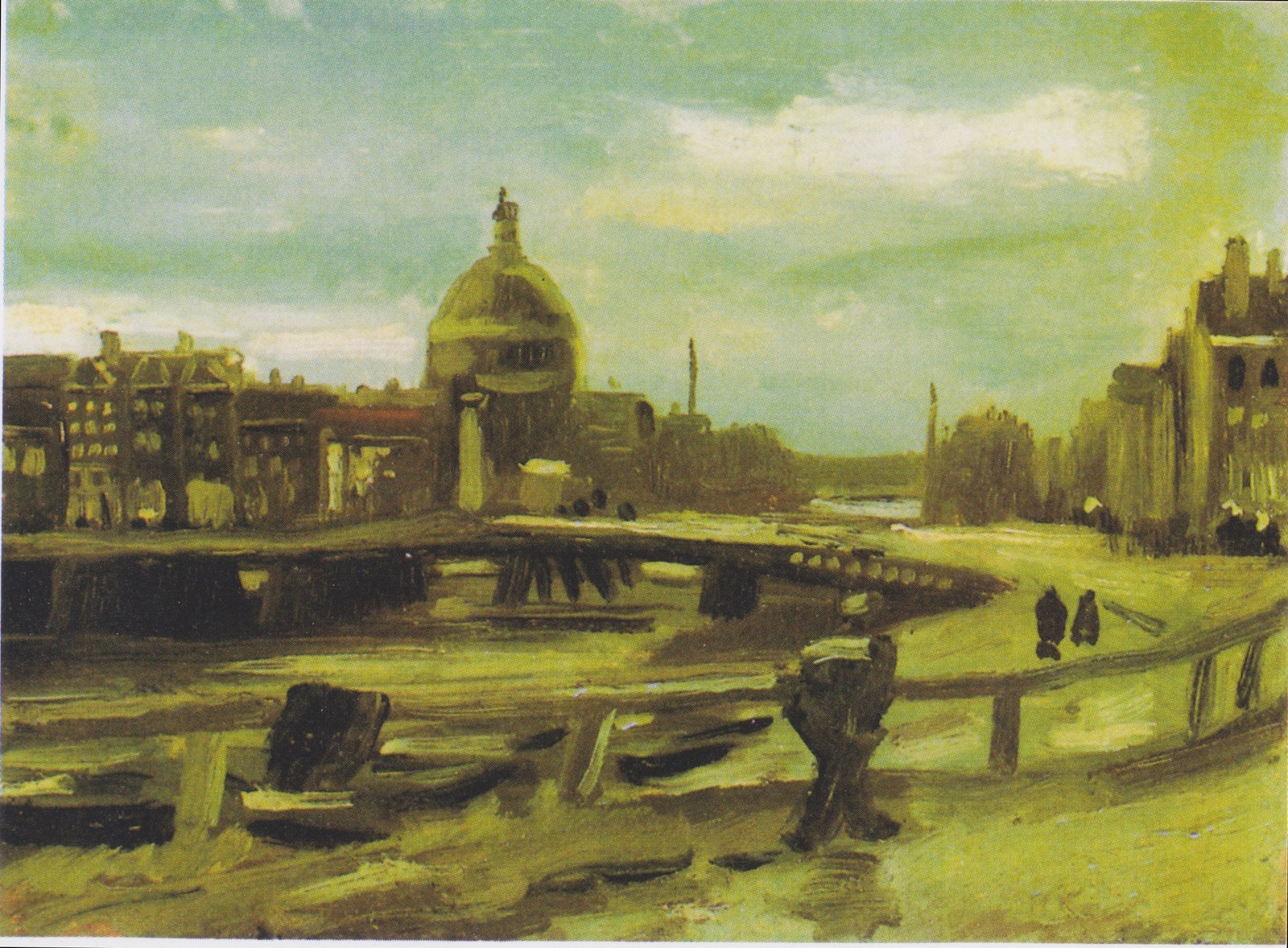 View of Amsterdam from Central Station