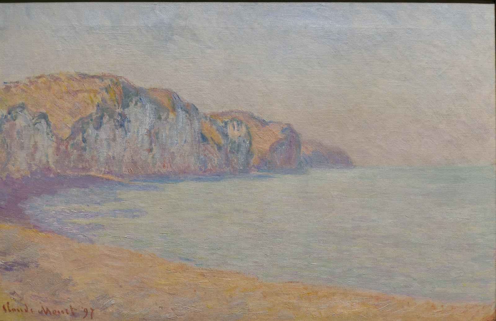 A Cliff at Pourville in the Morning