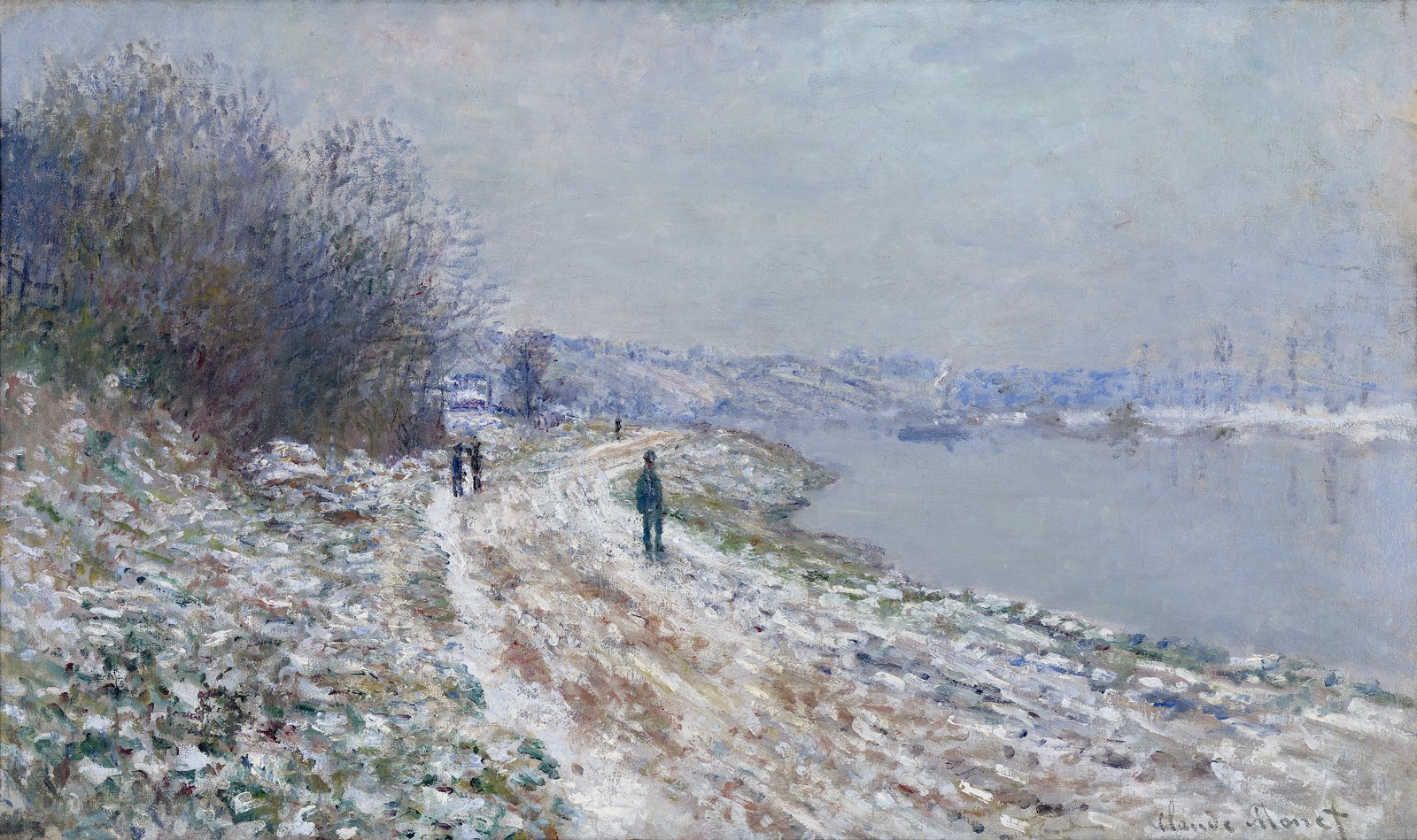 Chemin de halage à Argenteuil (Towpath at Argenteuil, Winter)