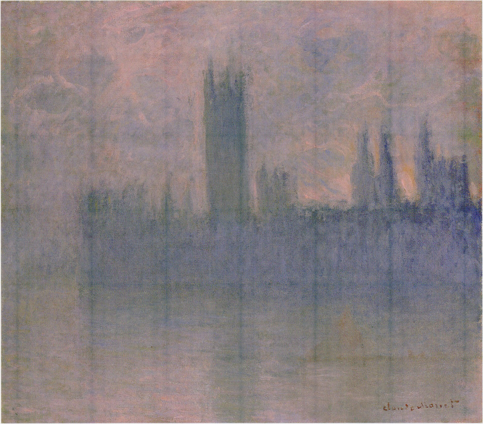 Houses of Parliament, Symphony in Rose