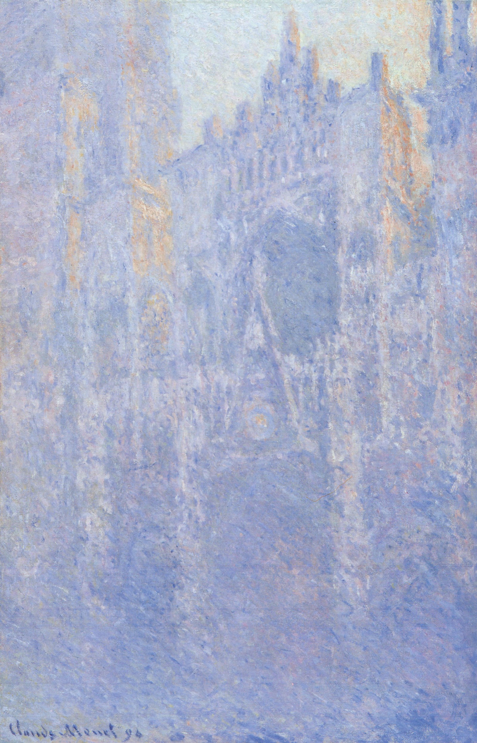 Rouen Cathedral, Portal, Morning Fog