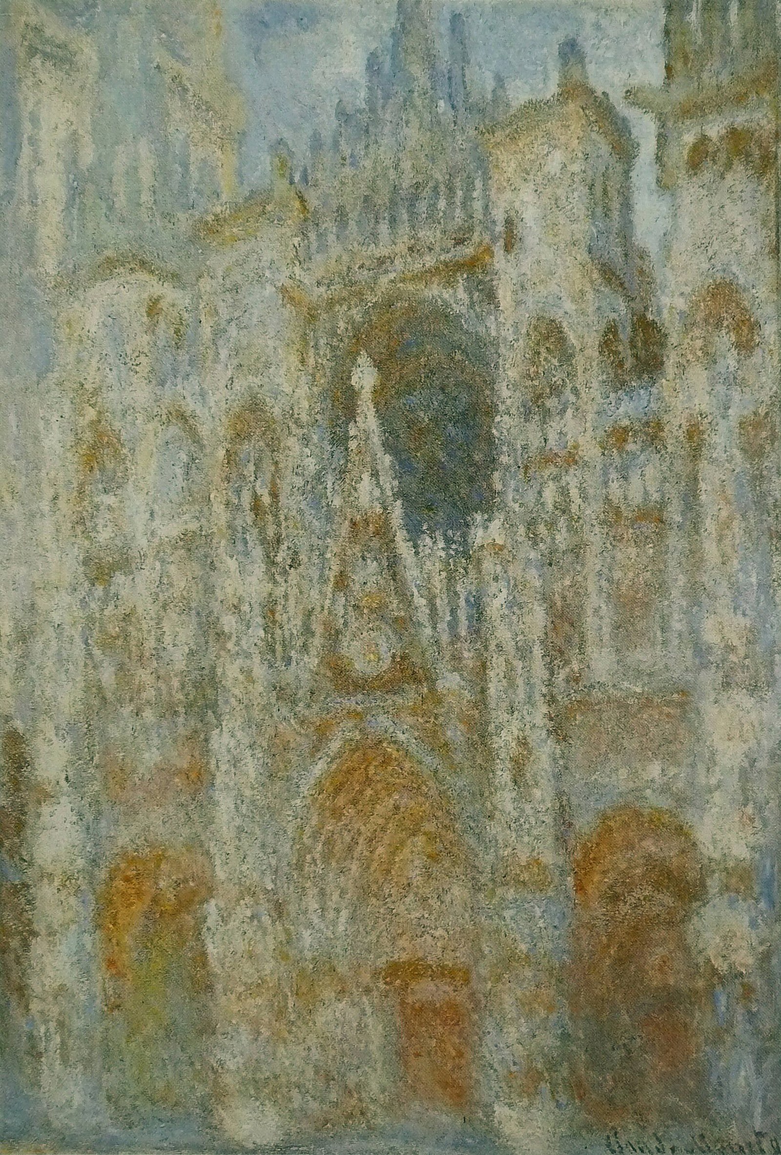 Rouen Cathedral, Portal, Morning Sun