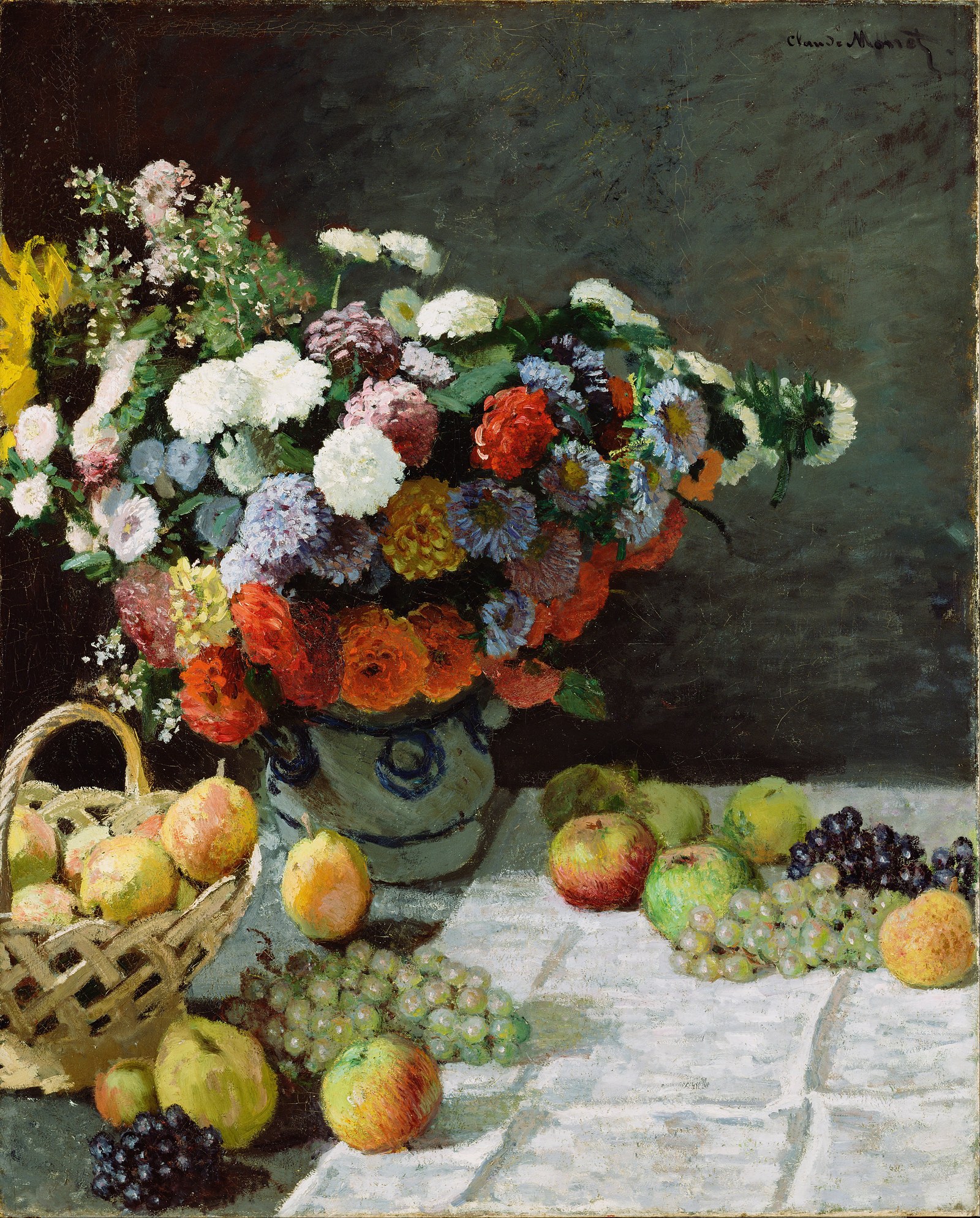 Still Life with Flowers and Fruit