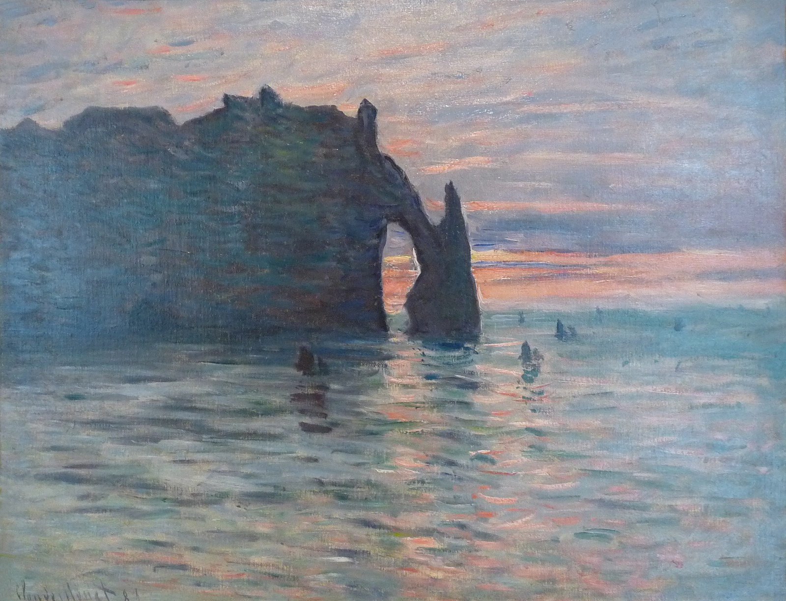Sunset at Étretat