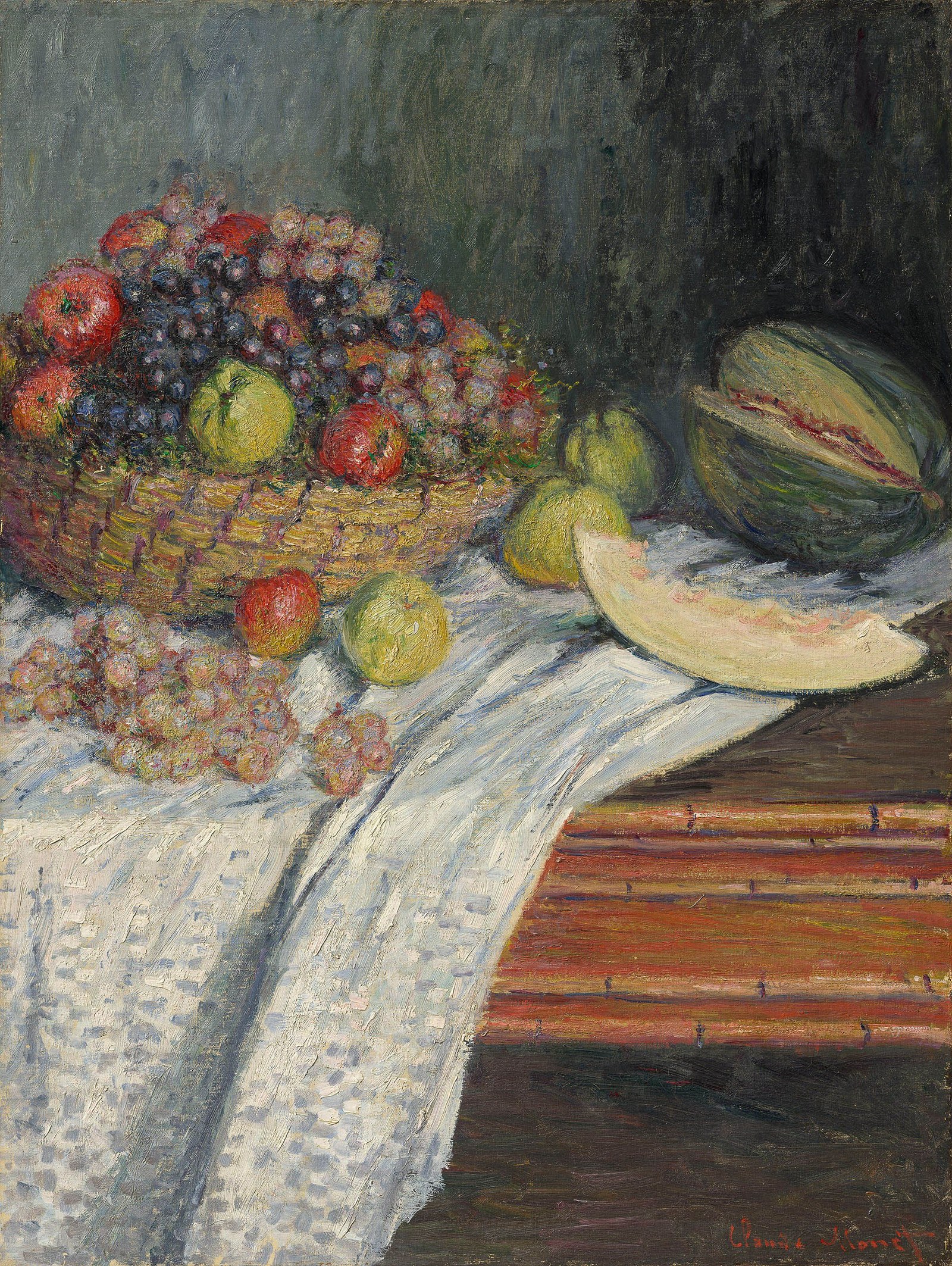 Still Life with a Honeydew Melon
